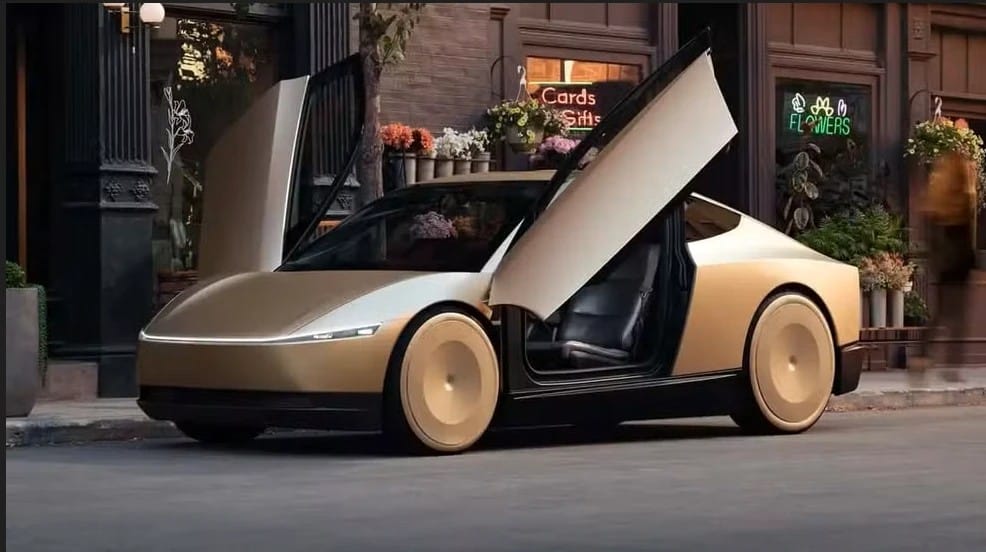 Imagem ilustrativa sobre carro autônomo e aplicativo de transporte