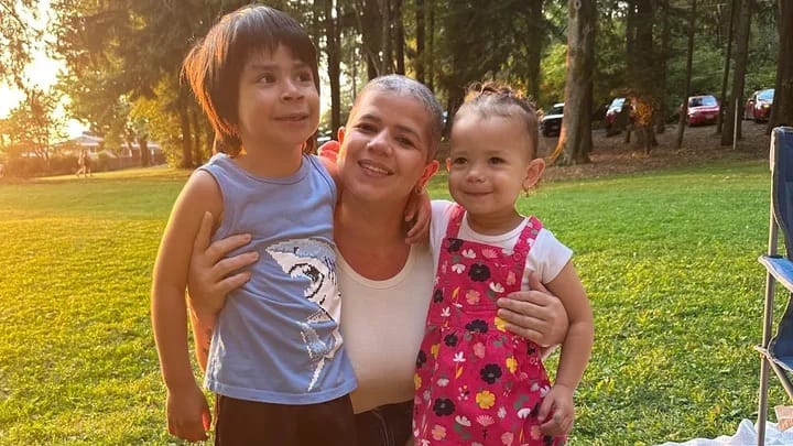 Registro da ação solidária pela brasileira Edilaine, promovida em Kirkland, no estado de Washington